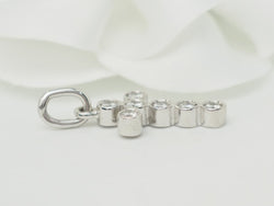 Pendentif en or blanc et diamants - Castafiore