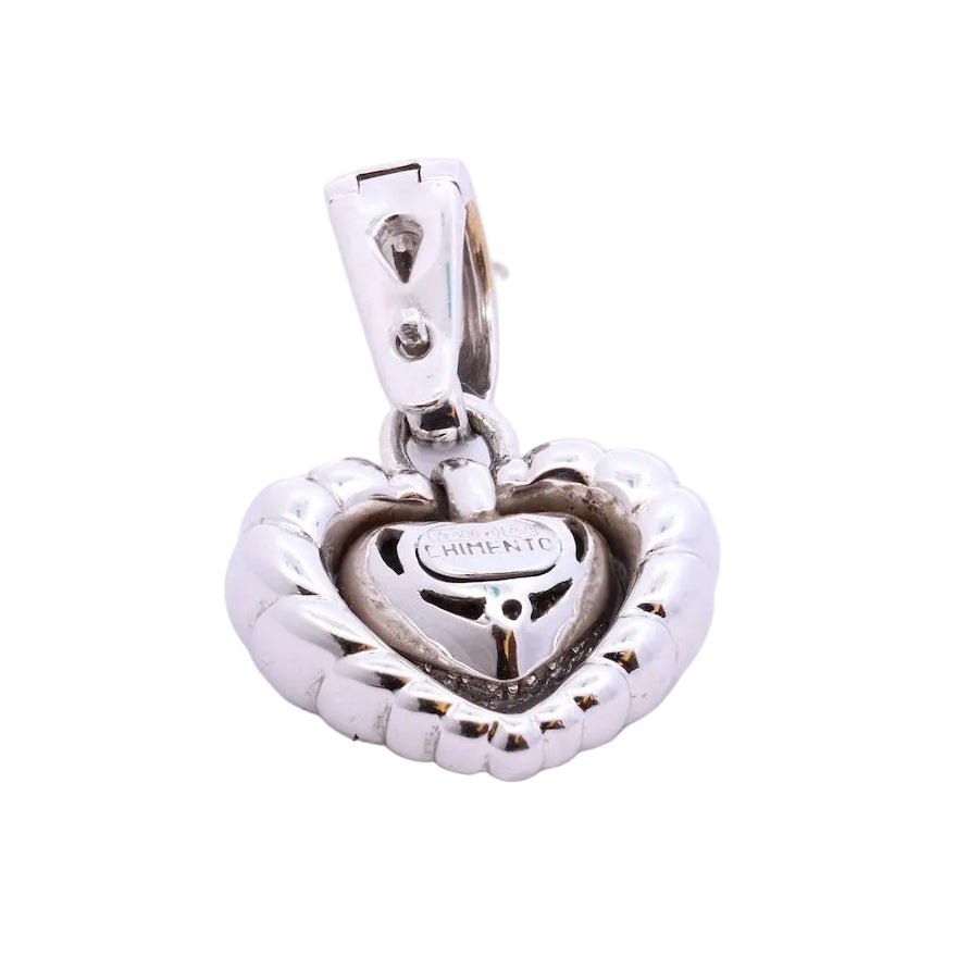 Pendentif en or blanc et diamants - Castafiore