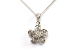 Pendentif en or blanc et diamants - Castafiore