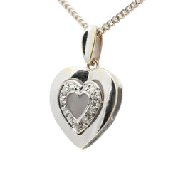 Pendentif en or blanc et diamants - Castafiore