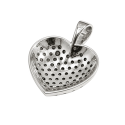 Pendentif en or blanc et diamants - Castafiore