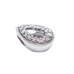 Pendentif en or blanc et diamants - Castafiore