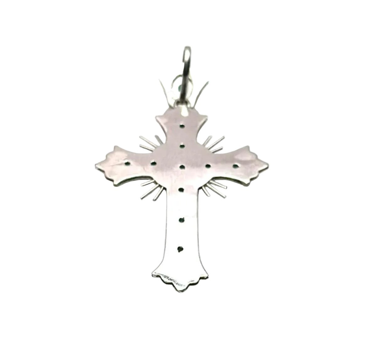 Pendentif en or blanc et émeraudes - Castafiore