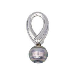 Pendentif en or blanc et perle - Castafiore