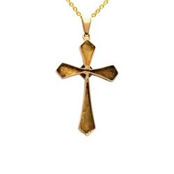 Pendentif en or blanc, or jaune et perle - Castafiore