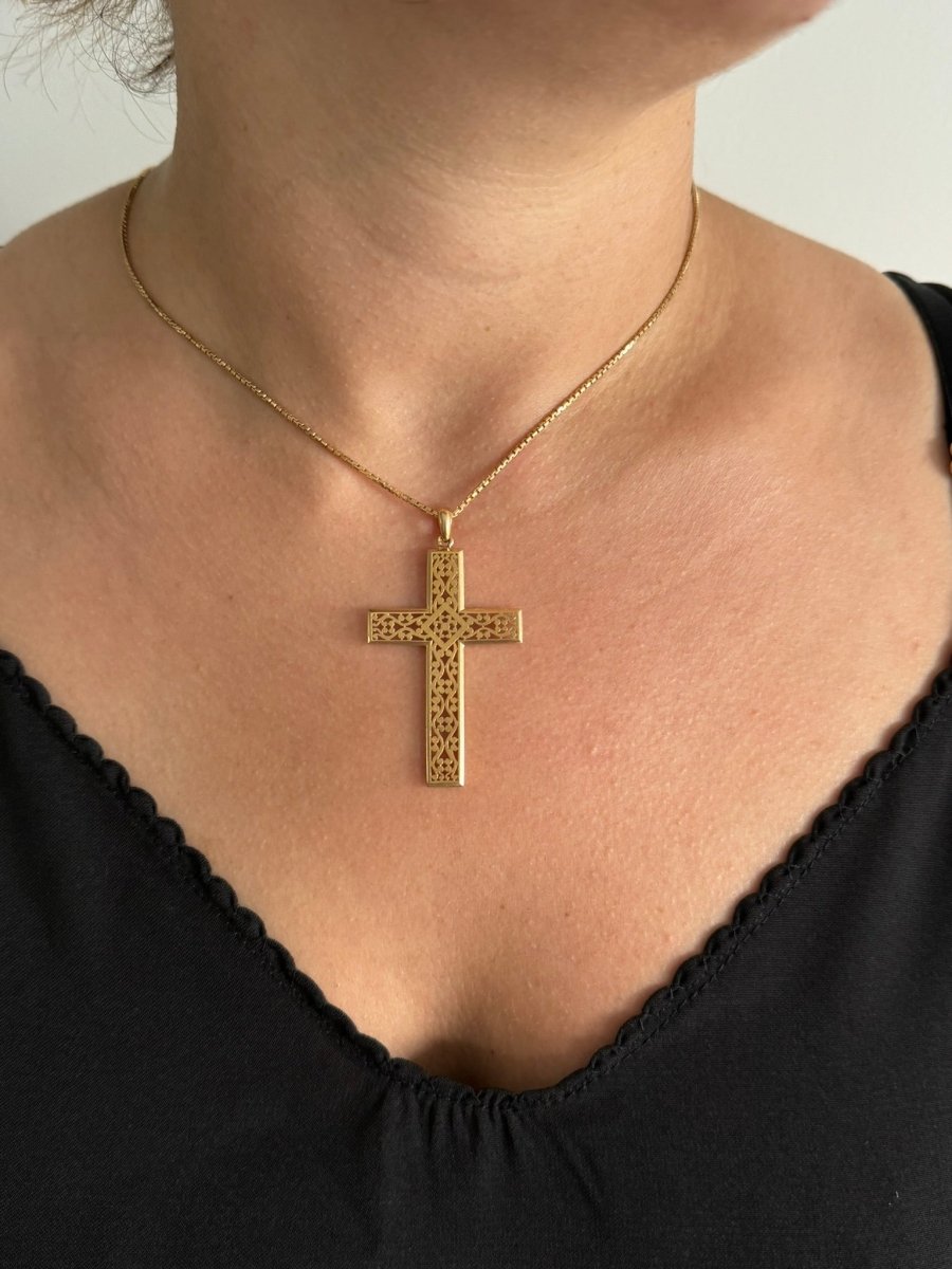 Pendentif en or champagne - Castafiore
