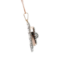 Pendentif en or jaune, argent et diamants - Castafiore