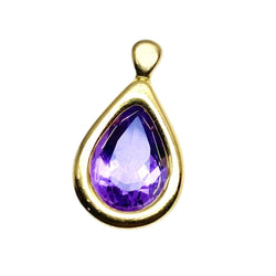 Pendentif en or jaune et améthyste - Castafiore