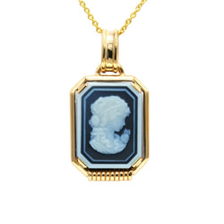 Pendentif en or jaune et camée - Castafiore