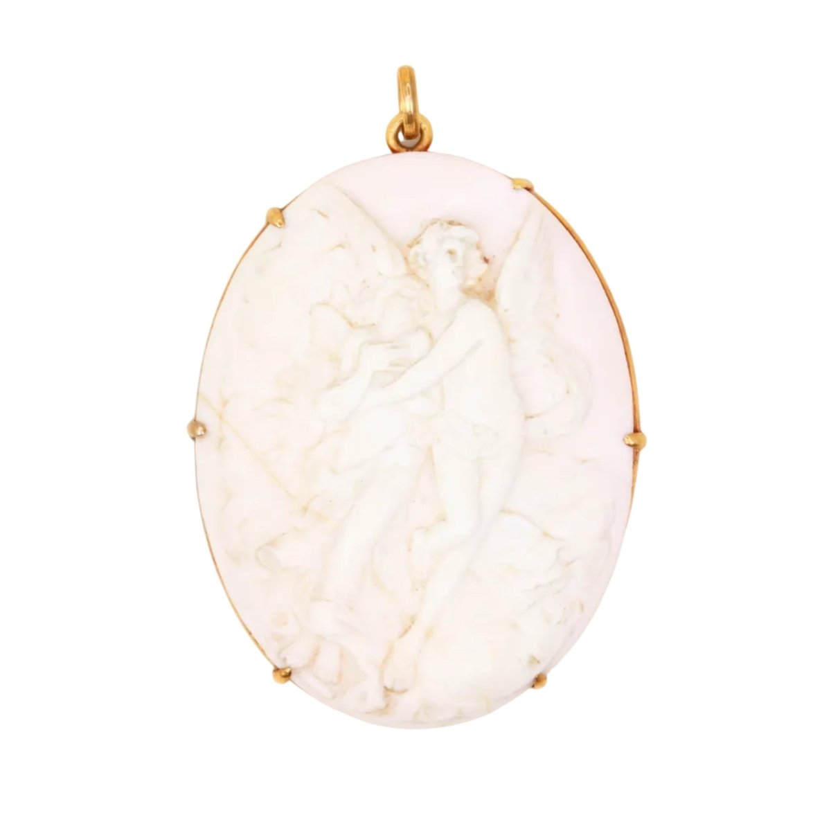Pendentif en or jaune et camée - Castafiore