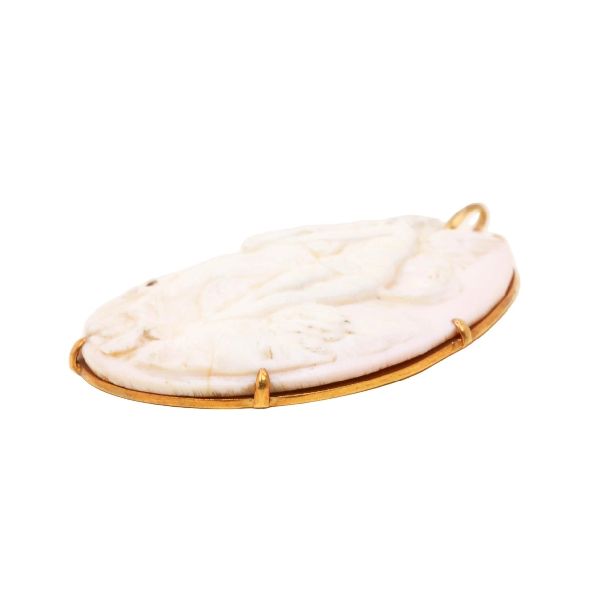 Pendentif en or jaune et camée - Castafiore