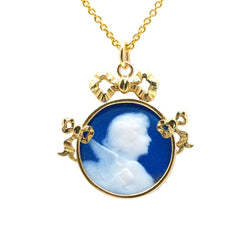 Pendentif en or jaune et camée - Castafiore