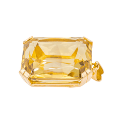 Pendentif en or jaune et citrine - Castafiore
