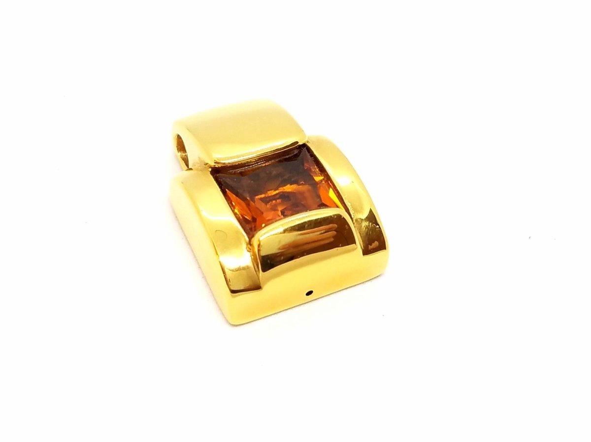Pendentif en or jaune et citrine - Castafiore