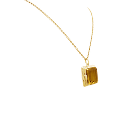 Pendentif en or jaune et citrine - Castafiore