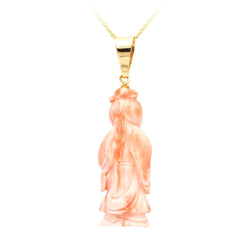 Pendentif en or jaune et corail - Castafiore