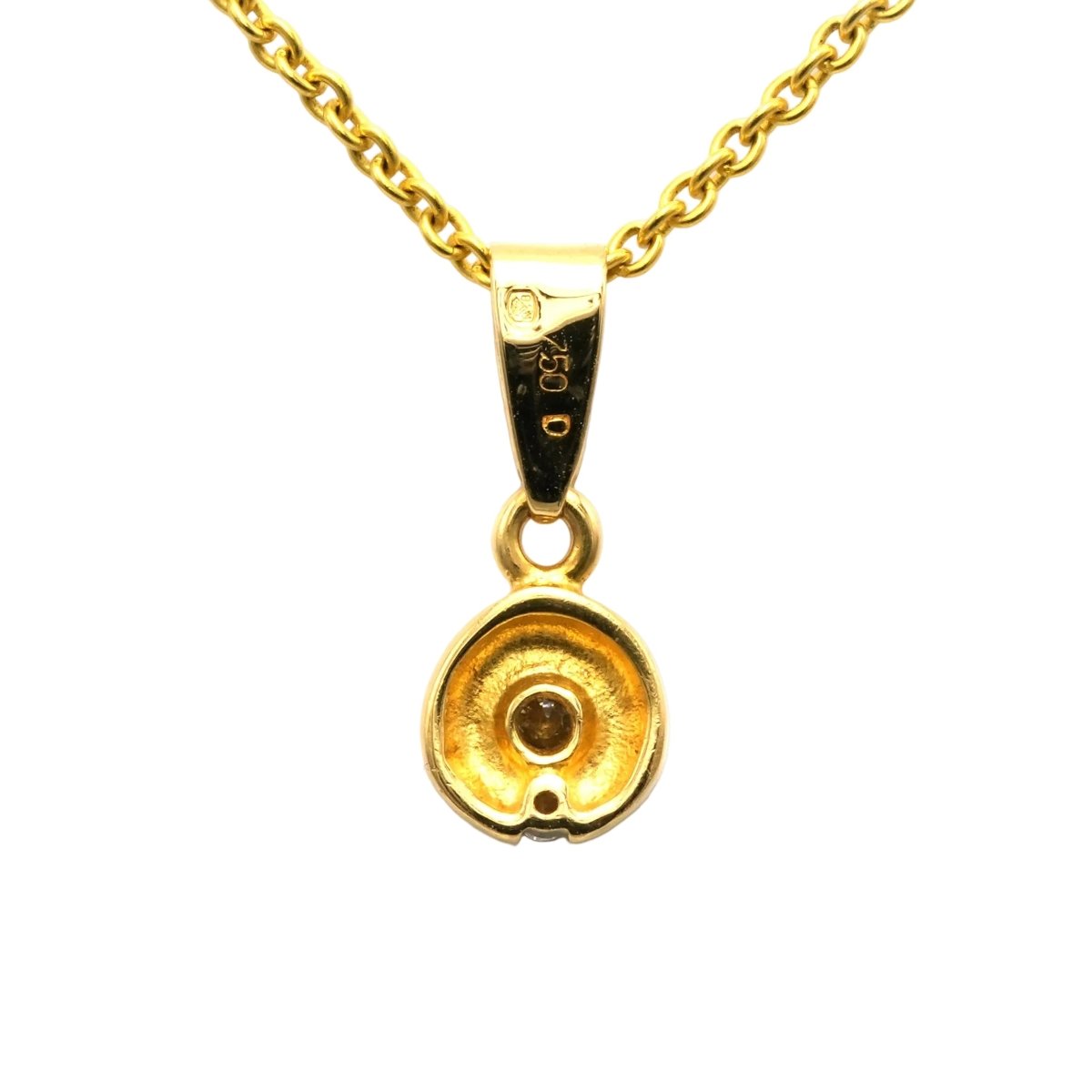 Pendentif en or jaune et diamants - Castafiore