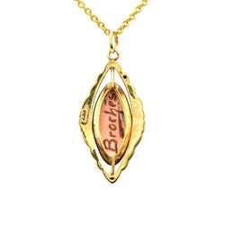Pendentif en or jaune et émail - Castafiore