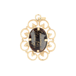 Pendentif en or jaune et émail - Castafiore