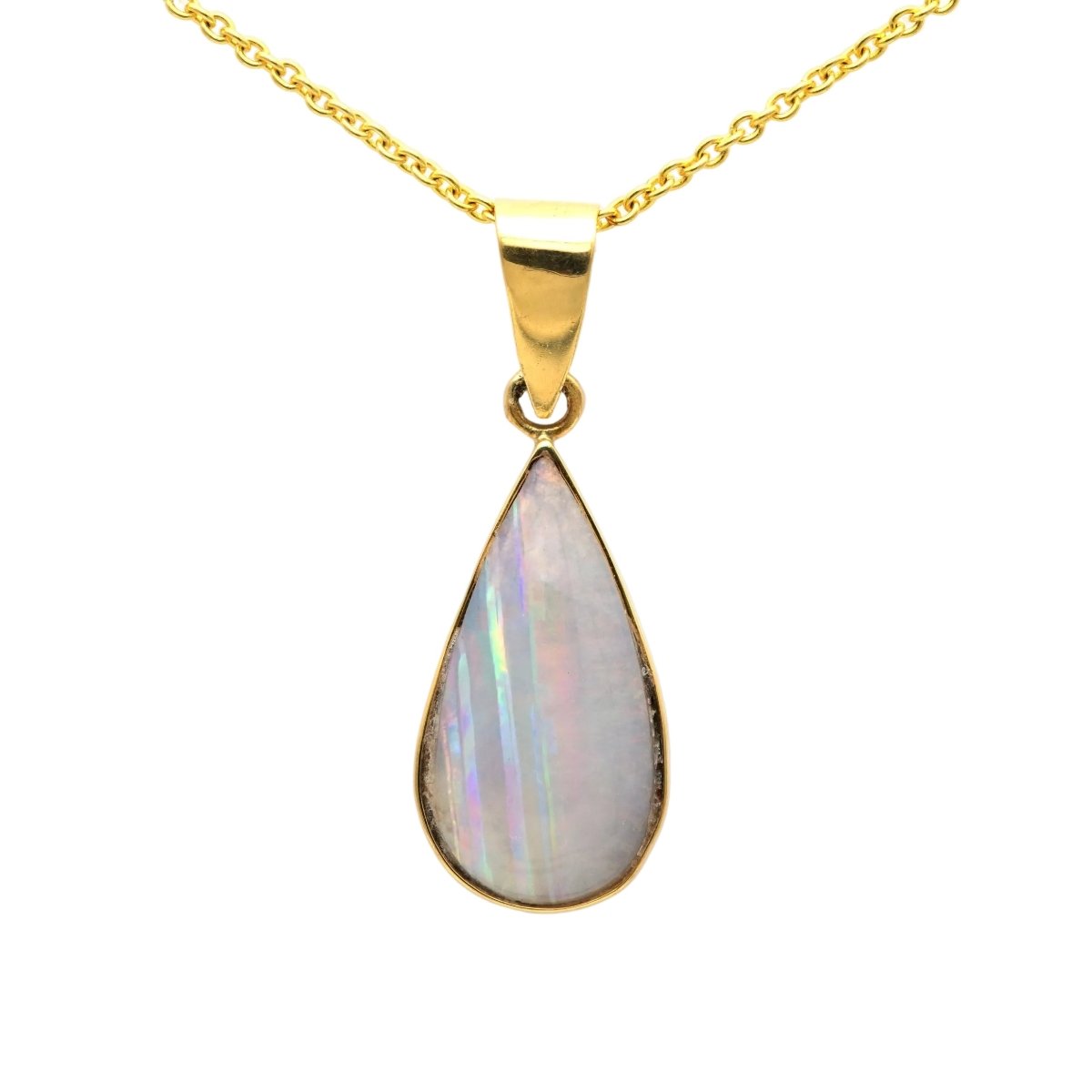 Pendentif en or jaune et opale - Castafiore
