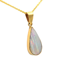 Pendentif en or jaune et opale - Castafiore