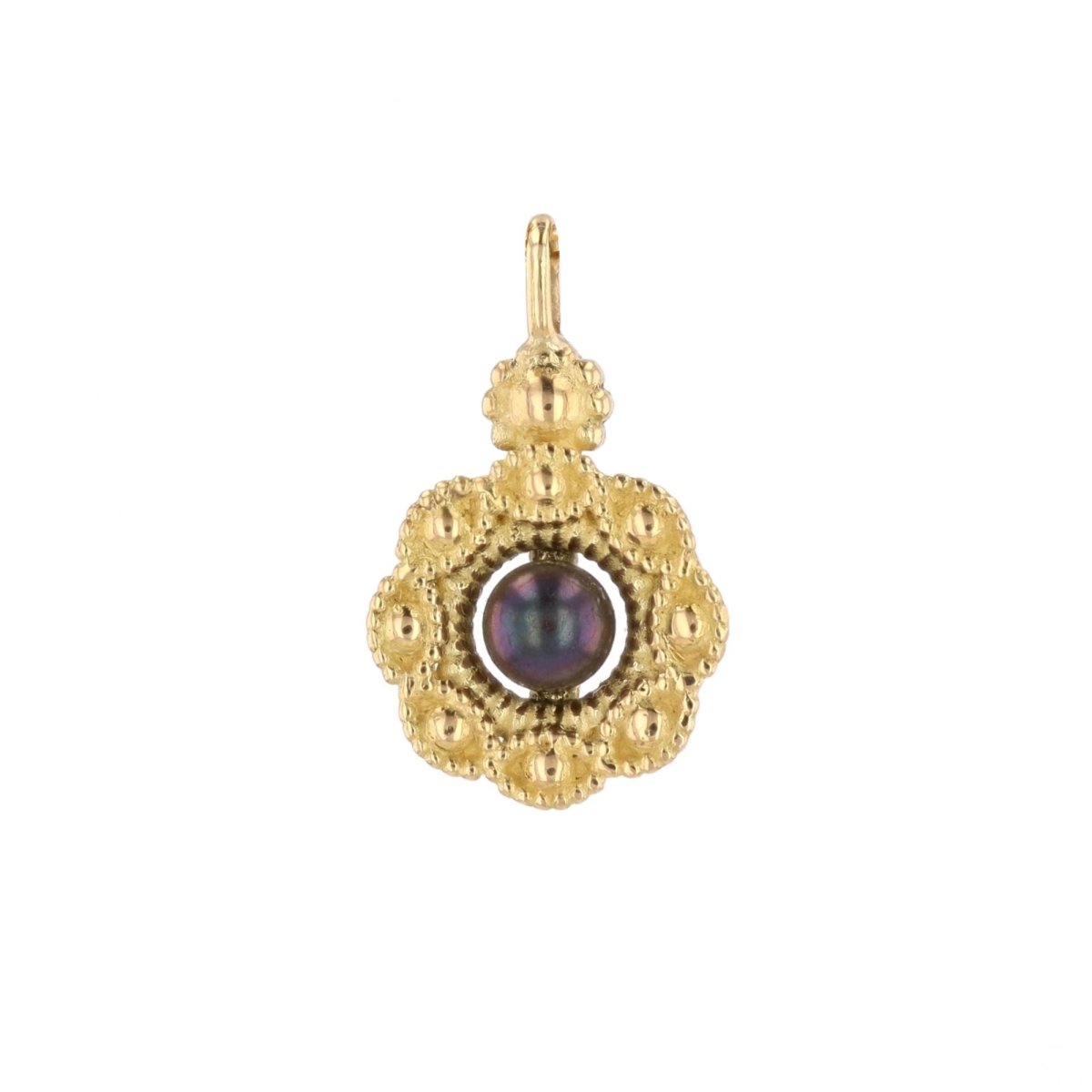 Pendentif en or jaune et perle - Castafiore