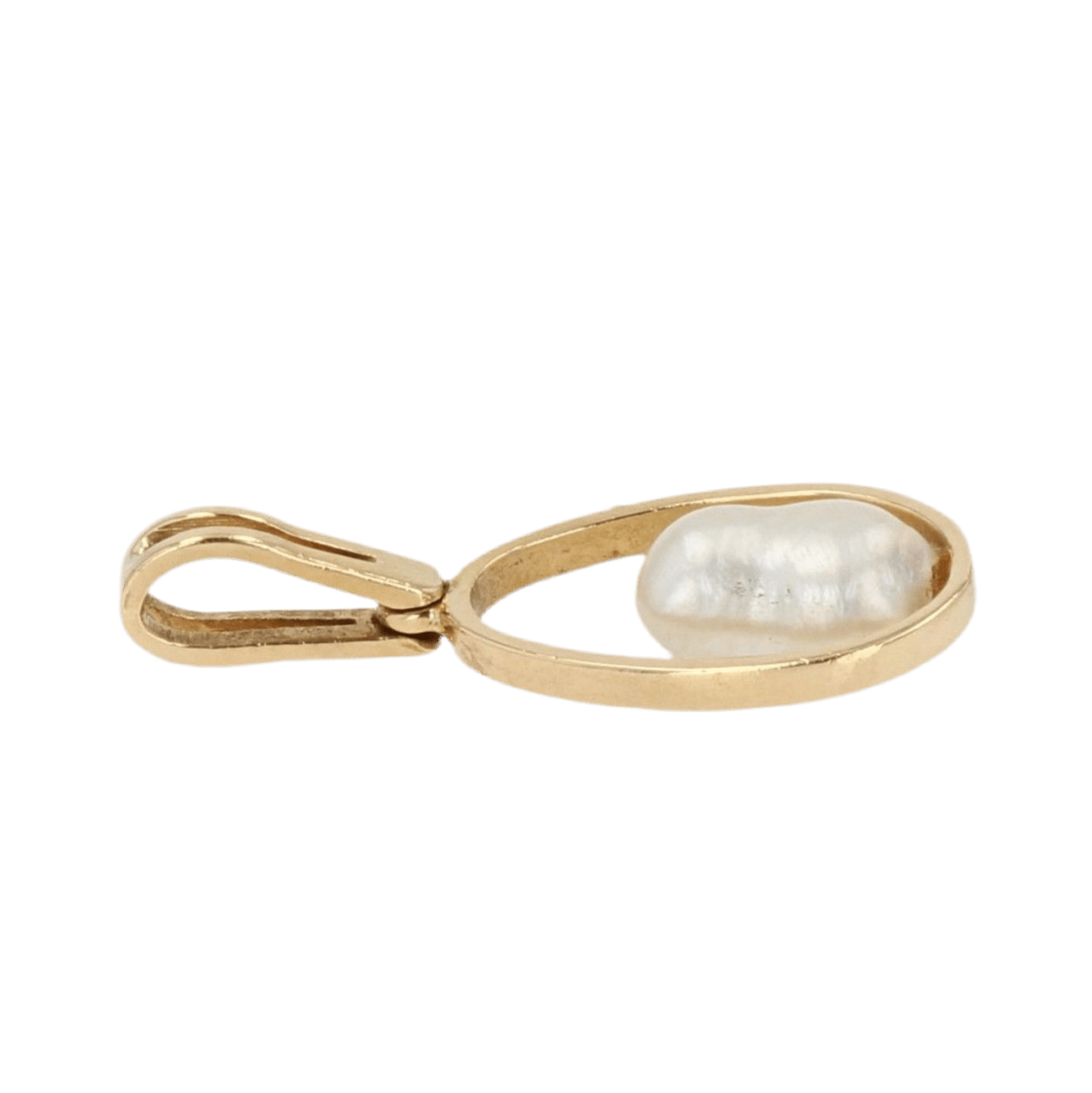 Pendentif en or jaune et perle - Castafiore