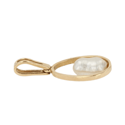 Pendentif en or jaune et perle - Castafiore