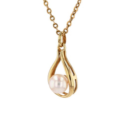 Pendentif en or jaune et perle - Castafiore
