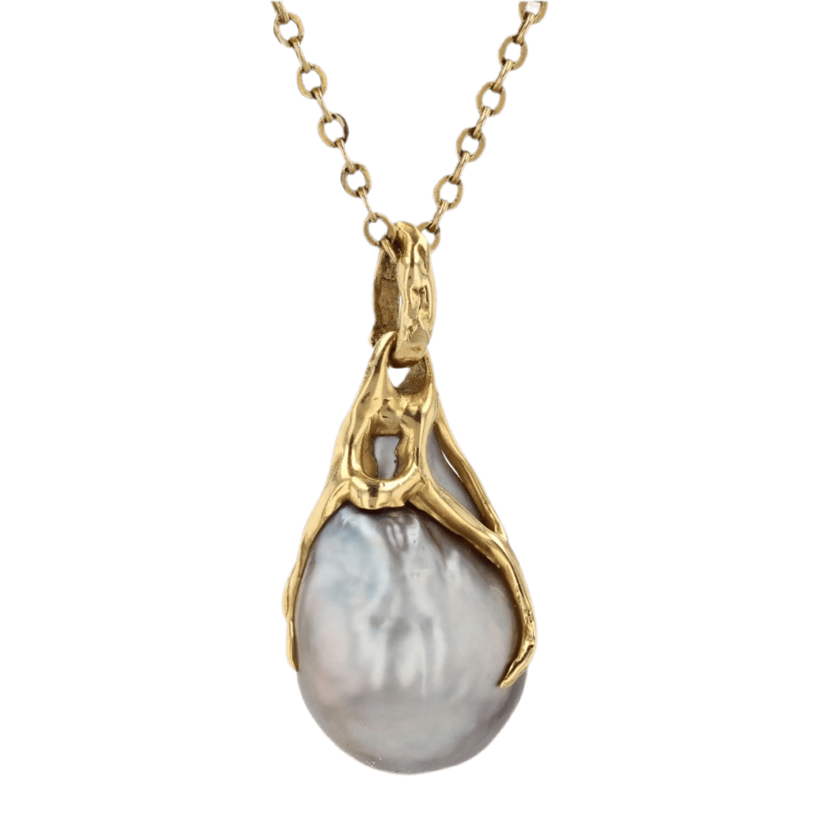 Pendentif en or jaune et perle - Castafiore