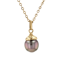 Pendentif en or jaune et perle - Castafiore