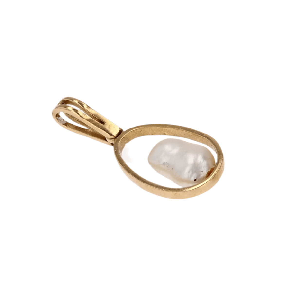 Pendentif en or jaune et perle - Castafiore