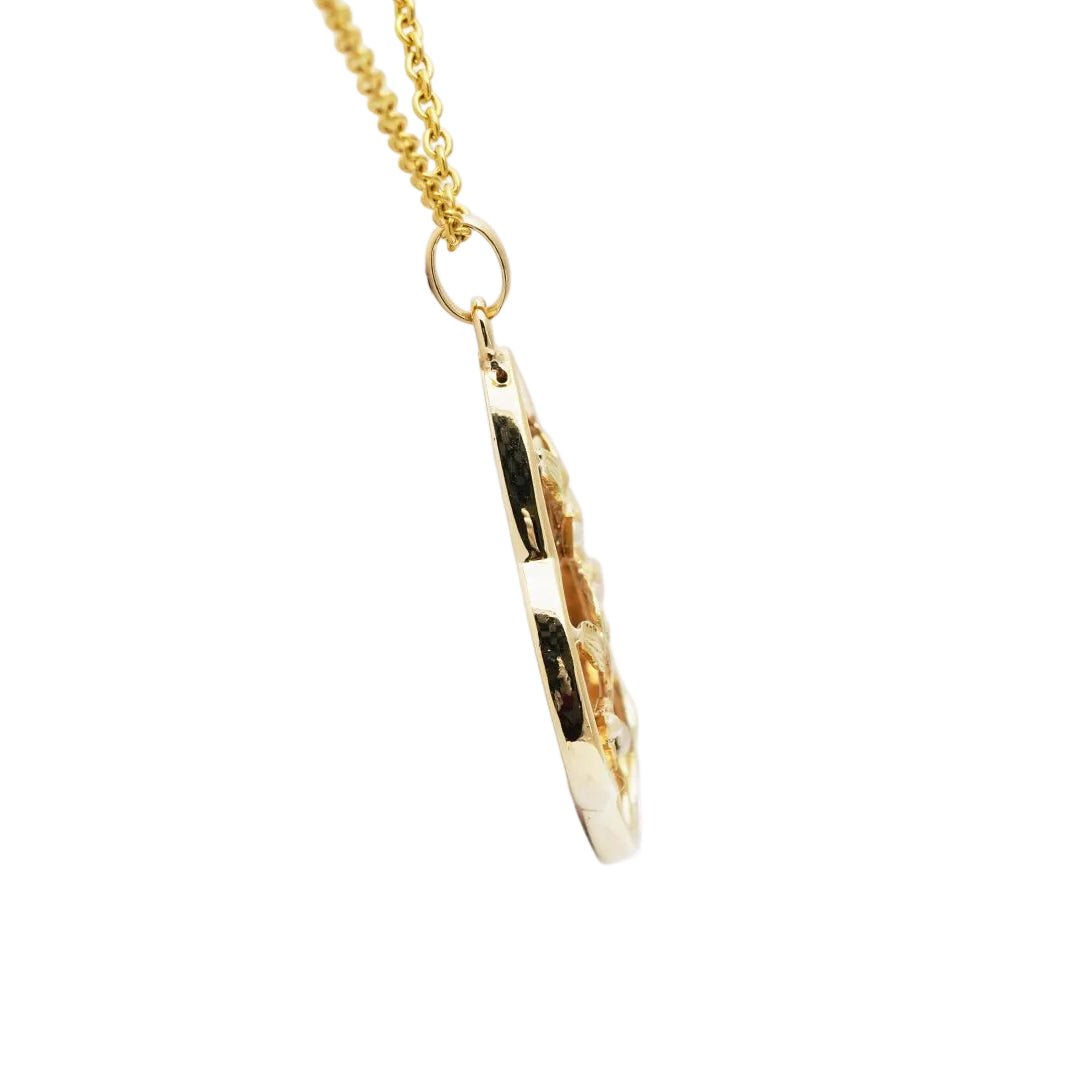 Pendentif en or jaune et perles - Castafiore
