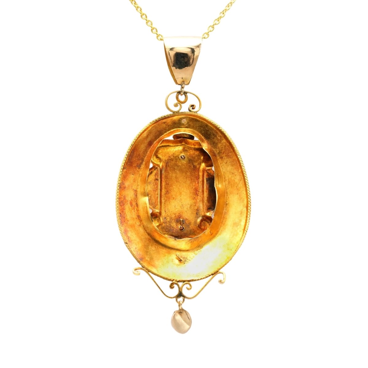 Pendentif en or jaune et perles - Castafiore