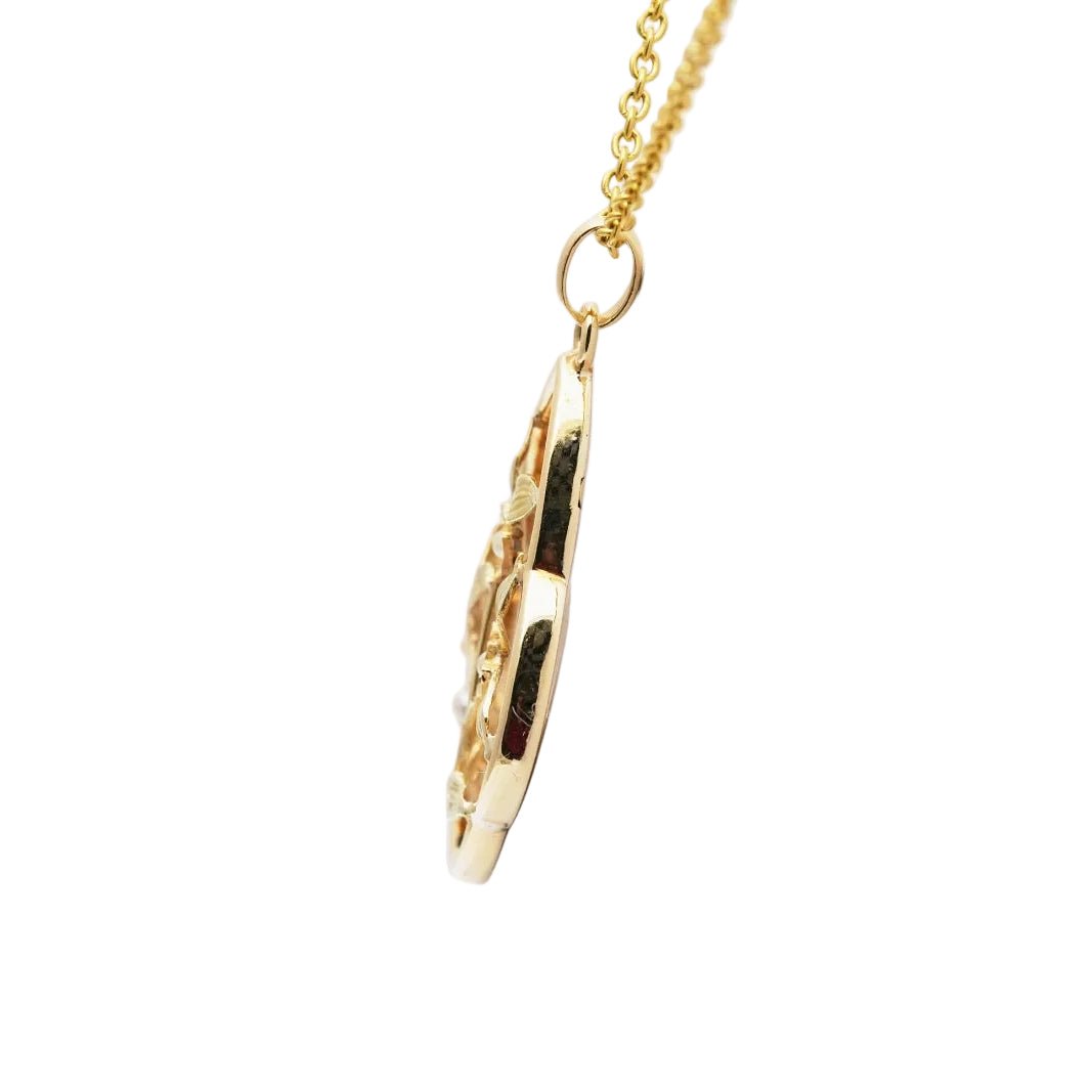 Pendentif en or jaune et perles - Castafiore