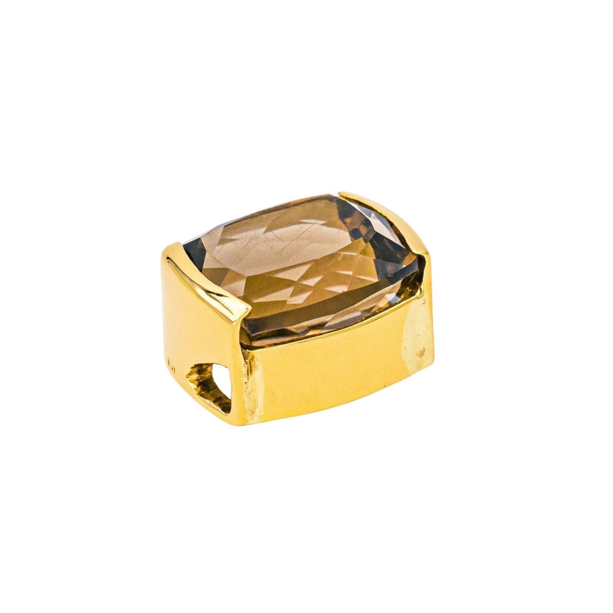 Pendentif en or jaune et quartz - Castafiore