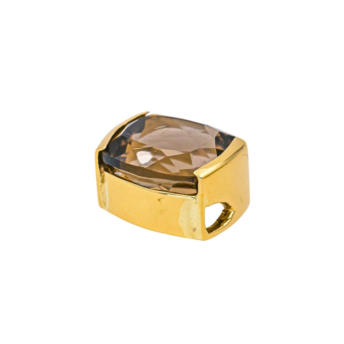 Pendentif en or jaune et quartz - Castafiore