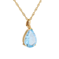 Pendentif en or jaune et topaze - Castafiore