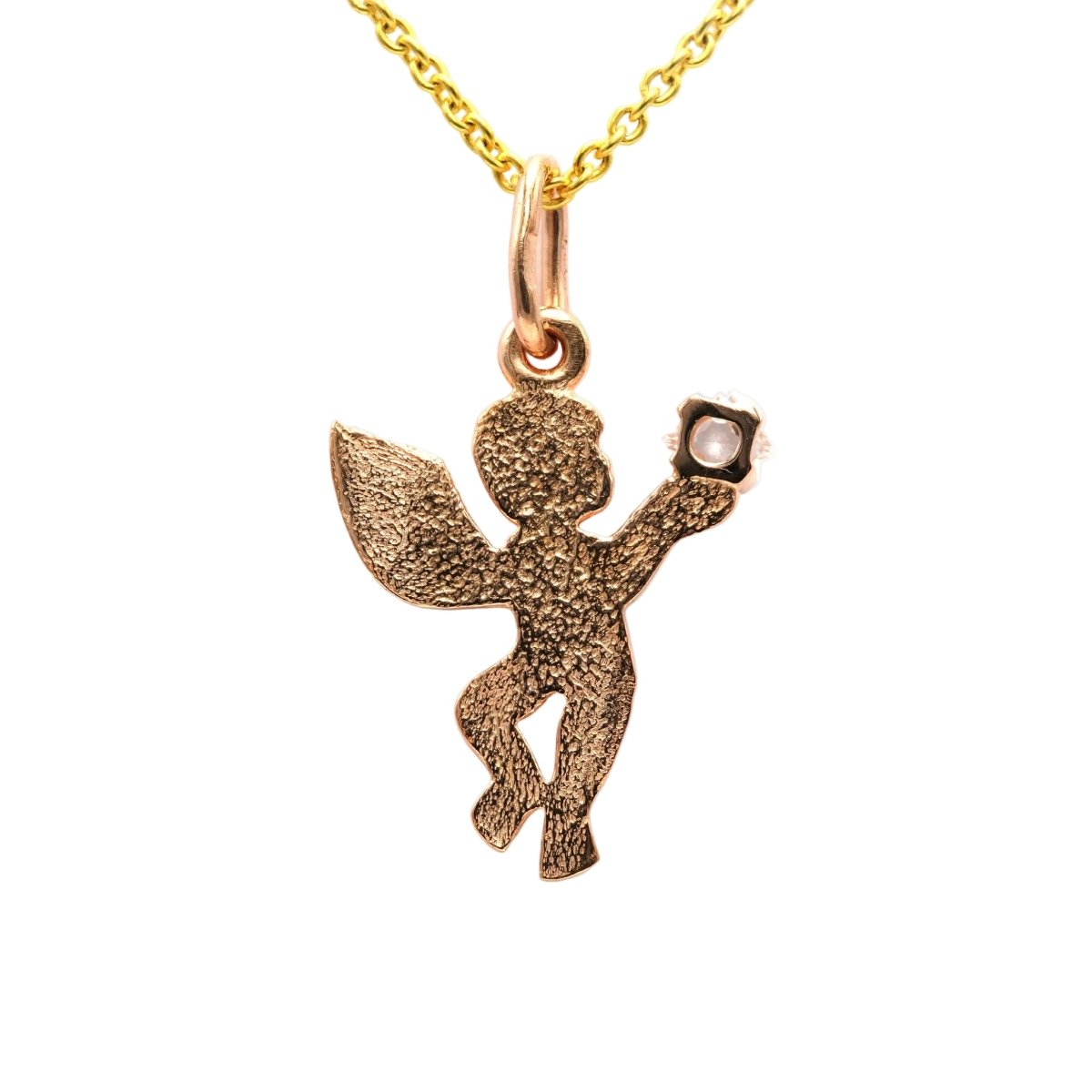 Pendentif en or jaune et zirconium - Castafiore