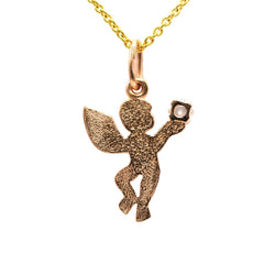Pendentif en or jaune et zirconium - Castafiore