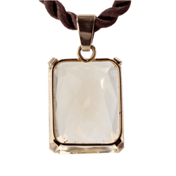 Pendentif en or rose et citrine - Castafiore