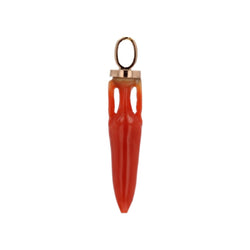 Pendentif en or rose et corail - Castafiore