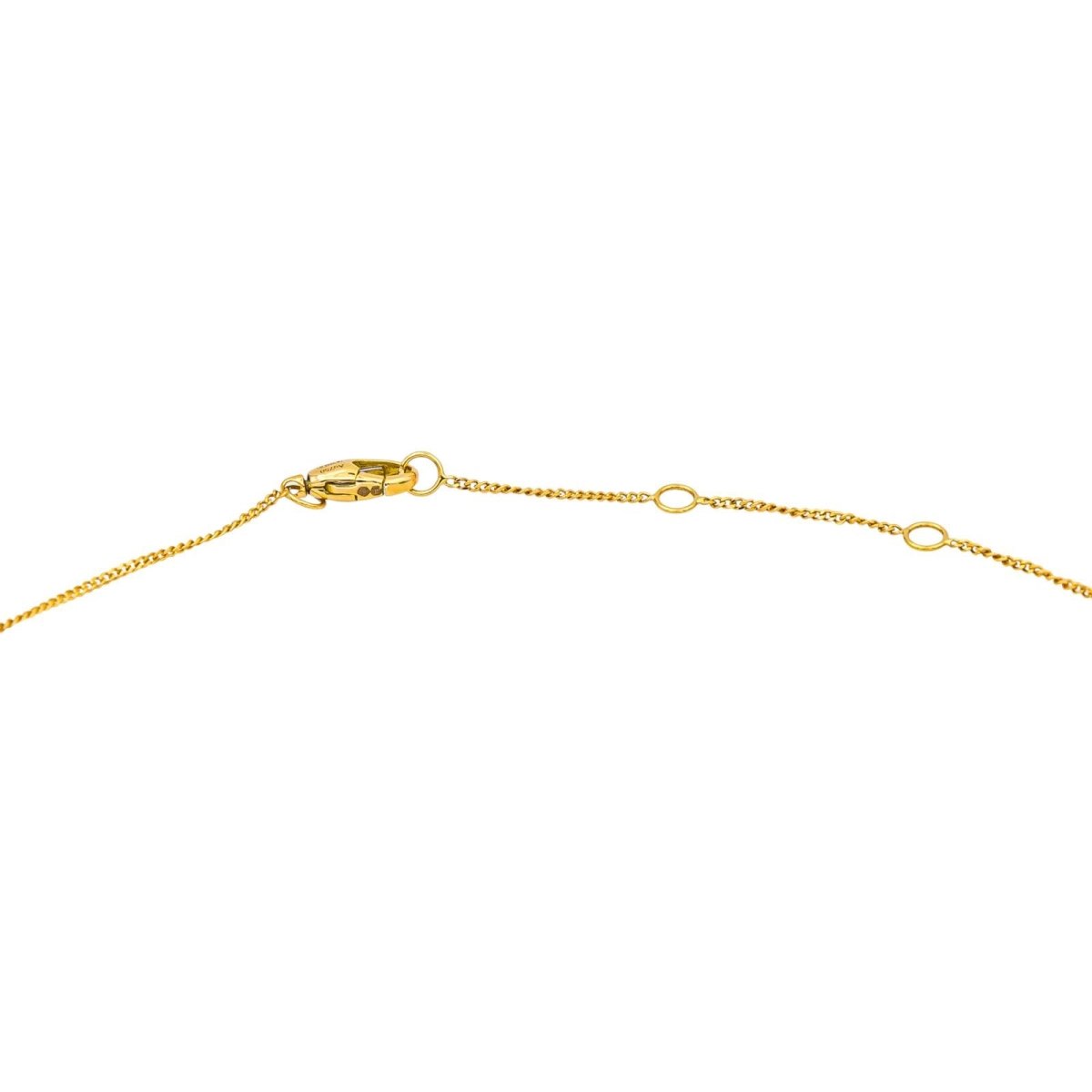 Pendentif GUCCI "Ouroboros" en or jaune et émeraude - Castafiore