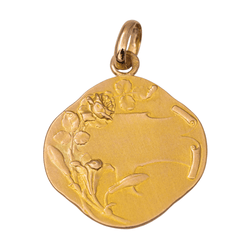 Pendentif Médaille religieuse Or jaune - Castafiore