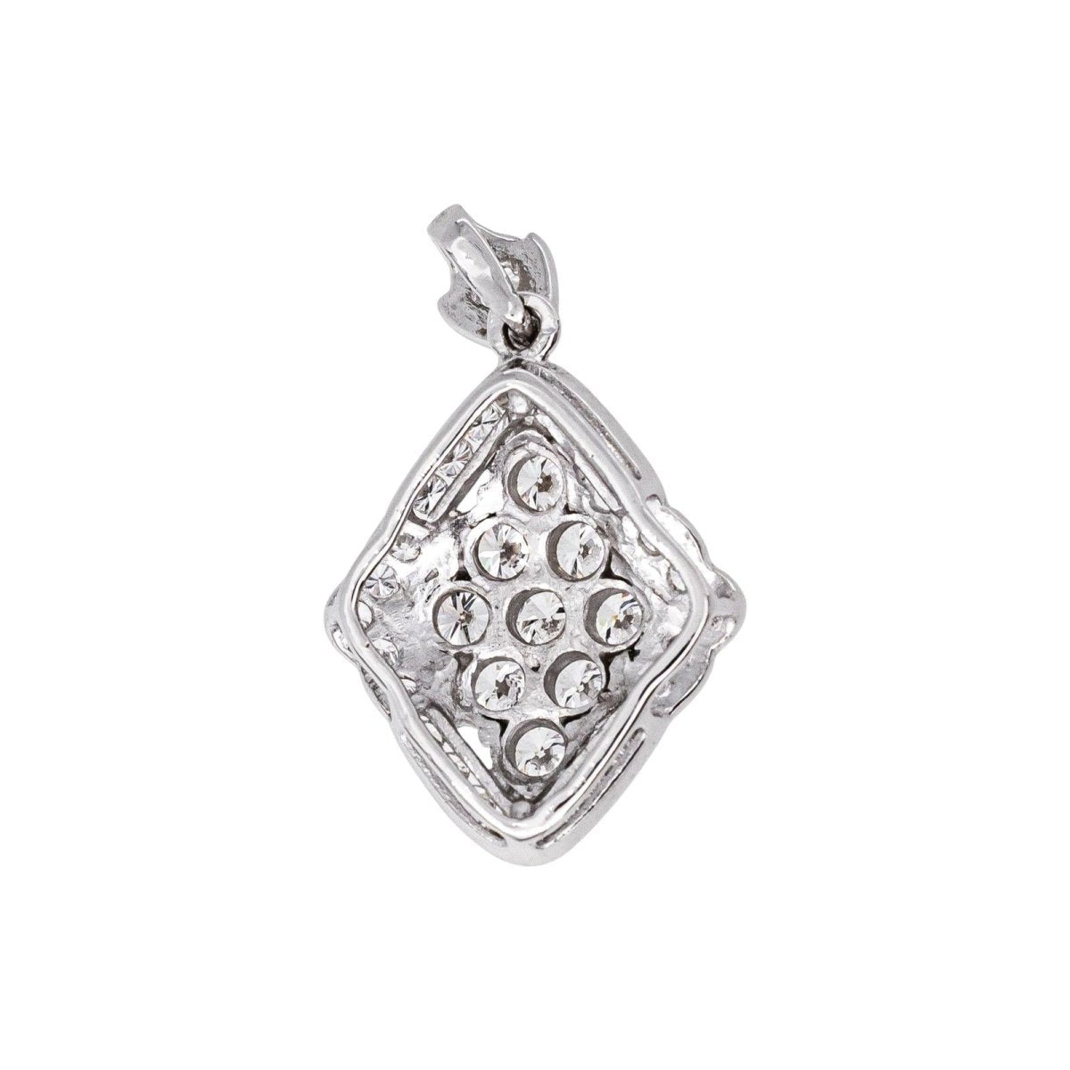 Pendentif Or blanc Diamant - Castafiore