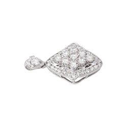 Pendentif Or blanc Diamant - Castafiore