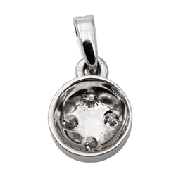 Pendentif Or blanc Diamant - Castafiore