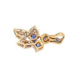 Pendentif Or blanc Saphir - Castafiore