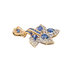 Pendentif Or blanc Saphir - Castafiore