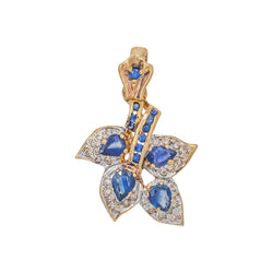 Pendentif Or blanc Saphir - Castafiore